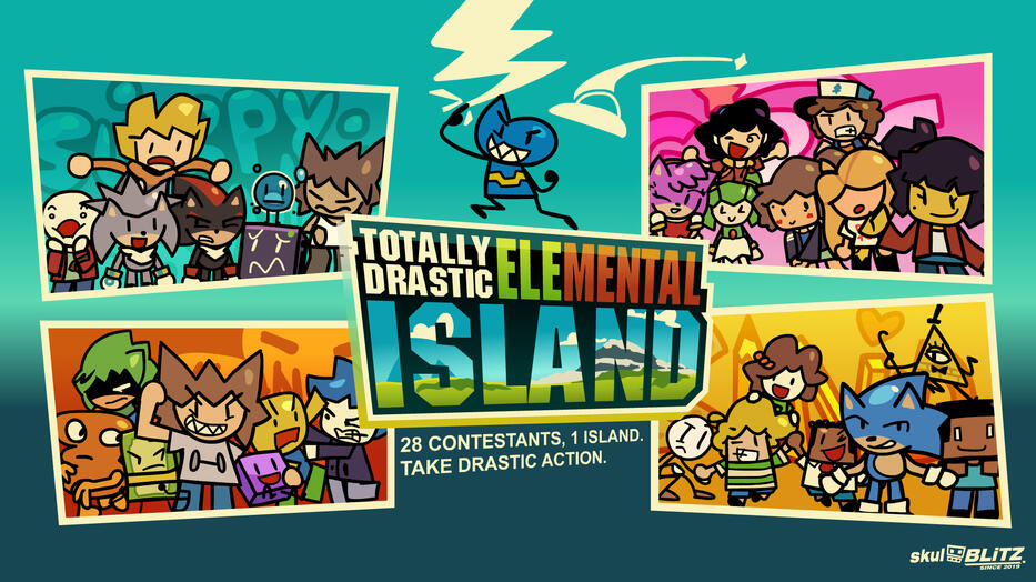 Totally Drastic Elemental Island (Banner/Logo) Totally Drastic Elemental Island (Banner/Logo)