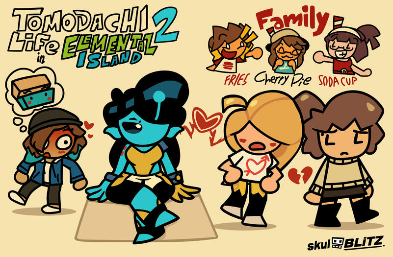 Tomodachi Life sketches 2 Tomodachi Life sketches 2